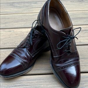 Johnston & Murphy Men's Cordovan Cap-Toe Oxford Shoes Size 8